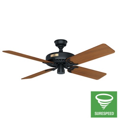 Outdoor Original Teak Blades 52 Inch Ceiling Fan Hunter Fan