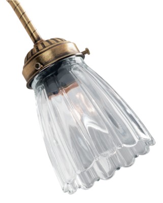 Clear Scalloped 2 1/4