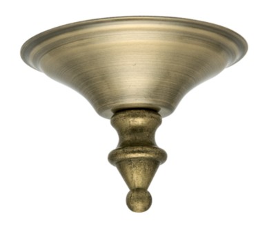 Antique Brass Cap and Finial -28914