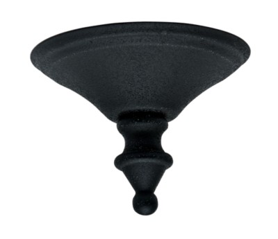 Antique Black Cap and Finial -28918