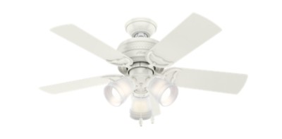 Prim With 3 Led Lights 42 Inch Ceiling Fan Hunter Fan