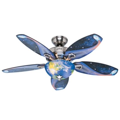 48" Brushed Nickel/Chrome Ceiling Fan | Discovery 52019 | Hunter Fan
