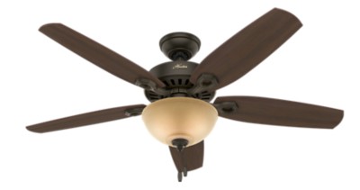 Builder Deluxe With Light 52 Inch Ceiling Fan Hunter Fan