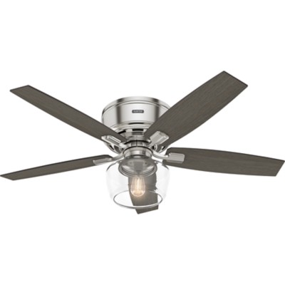 Bennett Low Profile With Light 52 Inch Ceiling Fan Hunter Fan