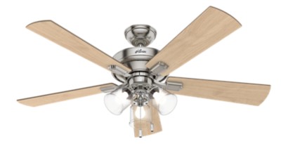 Crestfield With 3 Led Lights 52 Inch Ceiling Fan Hunter Fan