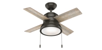 Loki With Led Light 36 Inch Ceiling Fan Hunter Fan