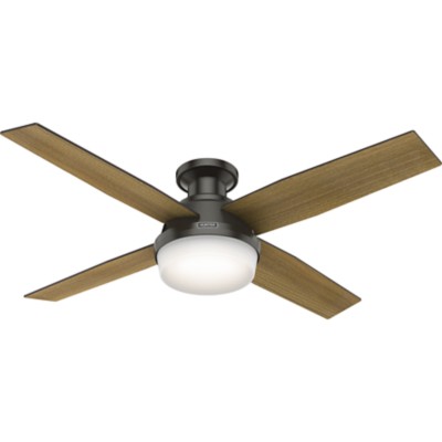 Dempsey Low Profile With Light 52 Inch Ceiling Fan Hunter Fan