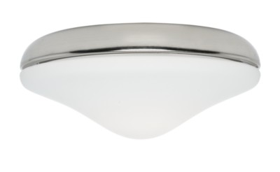 White Frosted Low-Profile Glass-G109