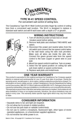 Single Rotary Wall Control-W-41