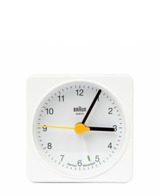Braun White Alarm Clock