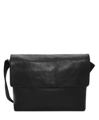 Carriage Leather Dart Messenger