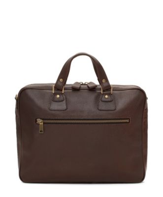 Pebble Leather Banker's Briefcase