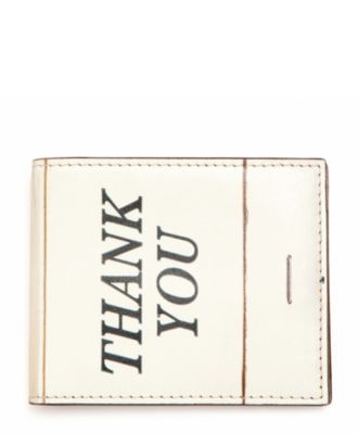 Matchbook Leather Bill Holder