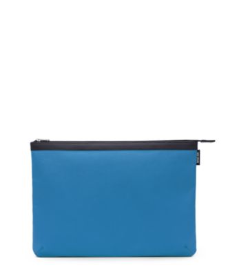 Coated Canvas Large Pouch