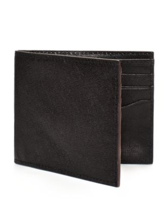 Crosshatch Leather Bill Holder