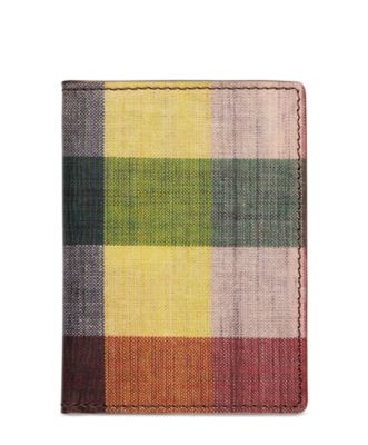 Plaid Vertical Flap Wallet