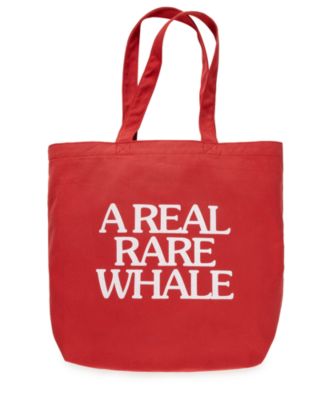 Canvas Real Rare Whale Tote
