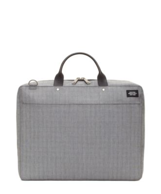 Grey Plaid Computer File Case
