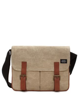 Waxed Linen Saddle Messenger