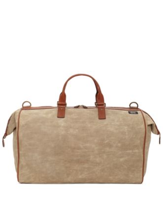 Waxed Linen Box Duffle