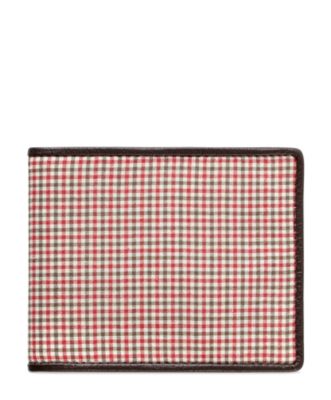 Red Check Bill Holder