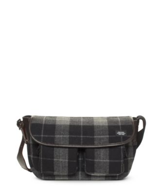 Plaid Bonded Wool Backroad Messenger