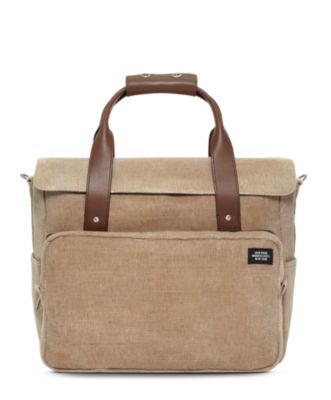 Stone Burlap Survey Bag