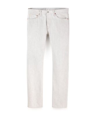 BT-02 Slim Selvage Denim - White Wash