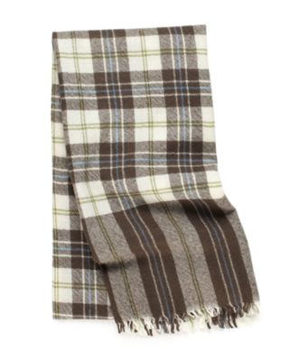 Windowpane Plaid Scarf