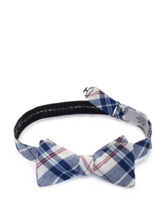 Grant Plaid Bow Tie