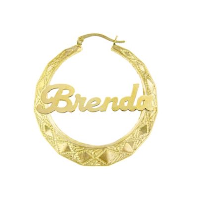 Gypsy Hoop Name Earrings 2