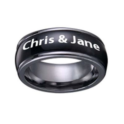 Nouveau Spinner Wedding Band