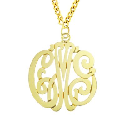 Unique Monogram Necklace