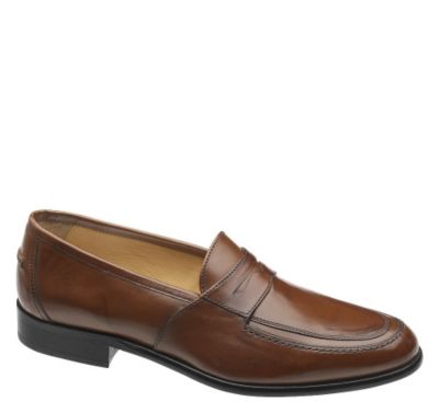 Johnston Amp Murphy Vauter Penny Loafers Dress Shoes Mahogany Brown 15 ...