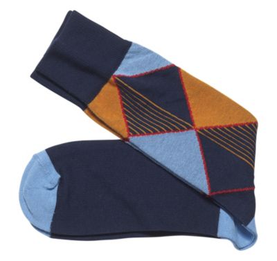  ABSTRACT ARGYLE SOCKS