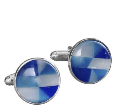  KALEIDOSCOPE CIRCLE CUFFLINKS