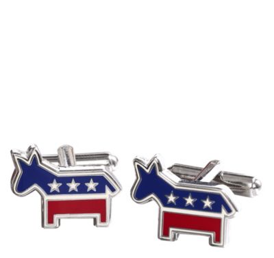  DEMOCRATIC DONKEY CUFFLINKS