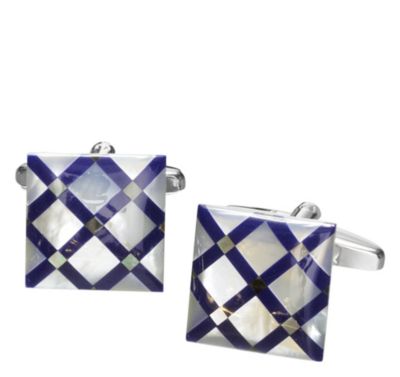  DIAMOND PATTERN CUFFLINKS