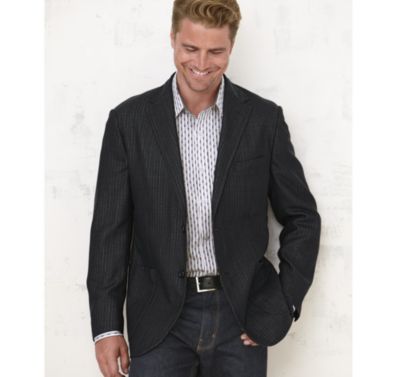  DOUBLE-FACED WOOL BLAZER