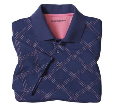  EXPLODED-PLAID POLO