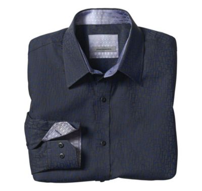  TAILORED FIT MAZE JACQUARD SHIRT