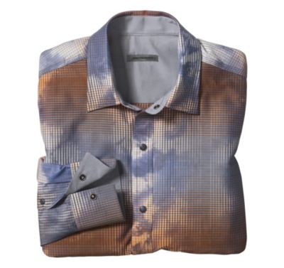  SLIM FIT VINTAGE PRINT SHIRT