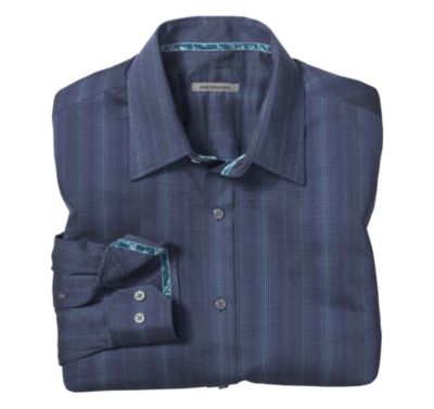  TAILORED FIT GRADUATED DOTTED STRIPE SHIRT