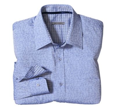  TAILORED FIT TONAL VINE SHIRT