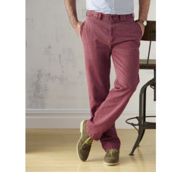  GARMENT-WASHED CHINOS