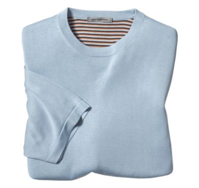  SILK KNIT CREWNECK