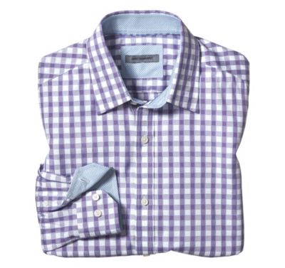  TAILORED FIT FRAMED GINGHAM SHIRT