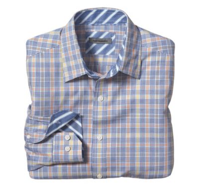  TAILORED FIT HOUNDSTOOTH CHECK SHIRT