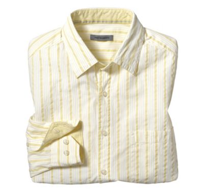  TAILORED FIT SEERSUCKER TRIPLE STRIPE SHIRT