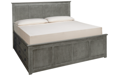 Oak Park King Panel Bed with Storage